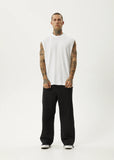 Afends Vacation Sleeveless Tee - White