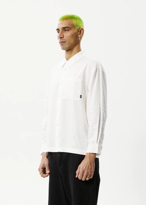 Afends Everyday Hemp Long Sleeve Shirt