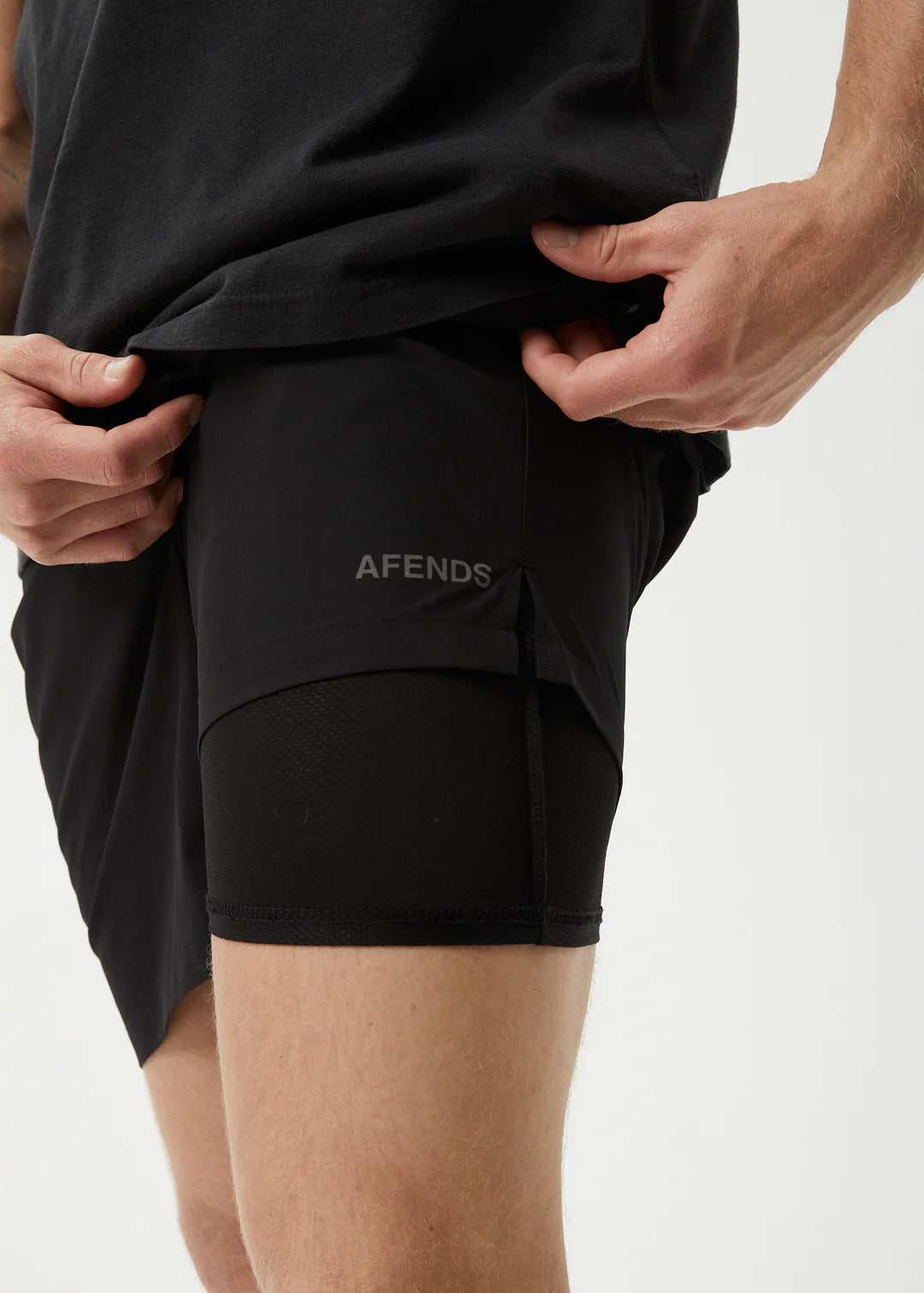 Afends Kettle-Ish Recycled Performance Short 18" Black