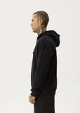 Thrown Out - Recycled Pull On Hood - Black