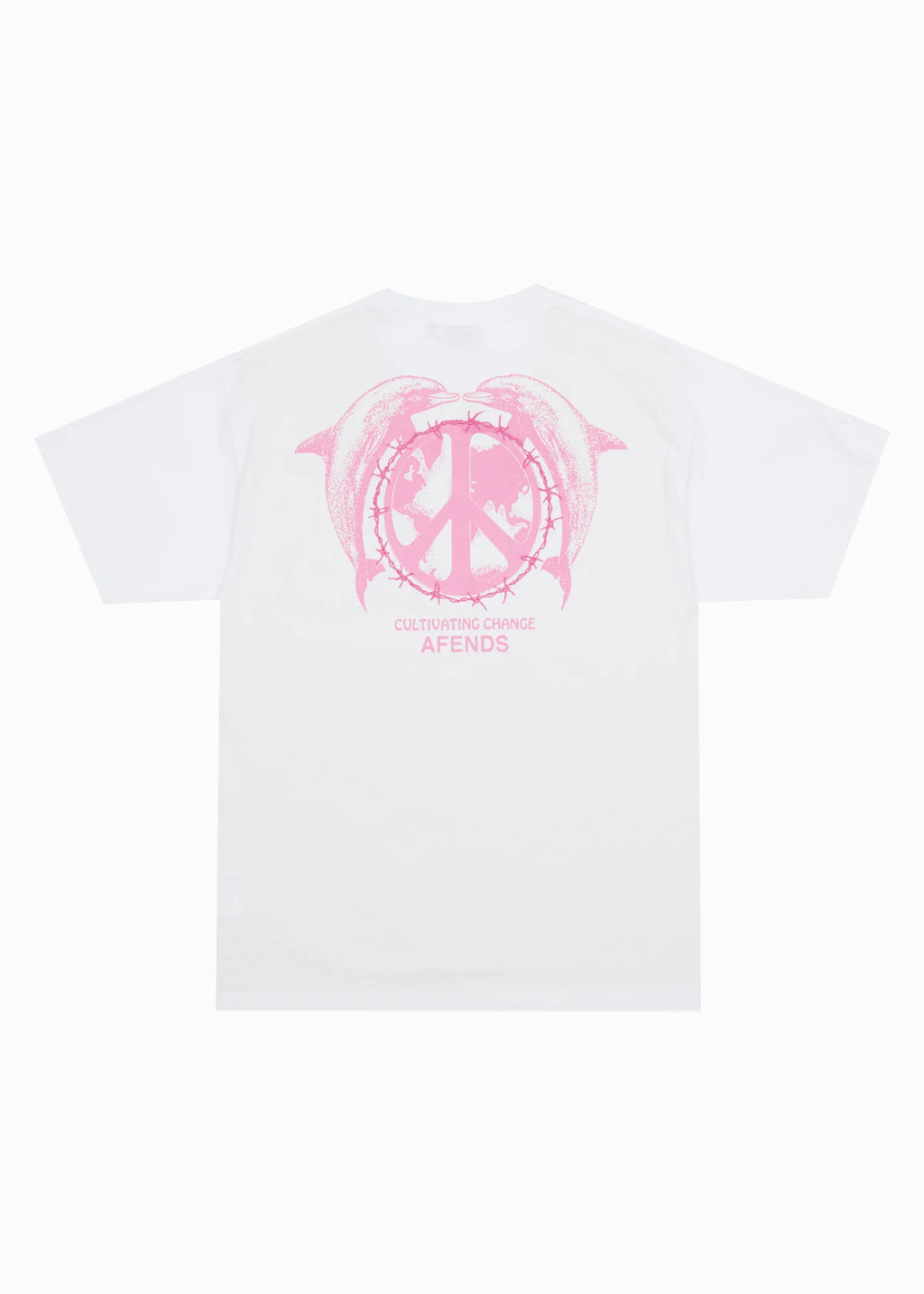 Afends Dolfends Recycled Boxy Fit Tee - White