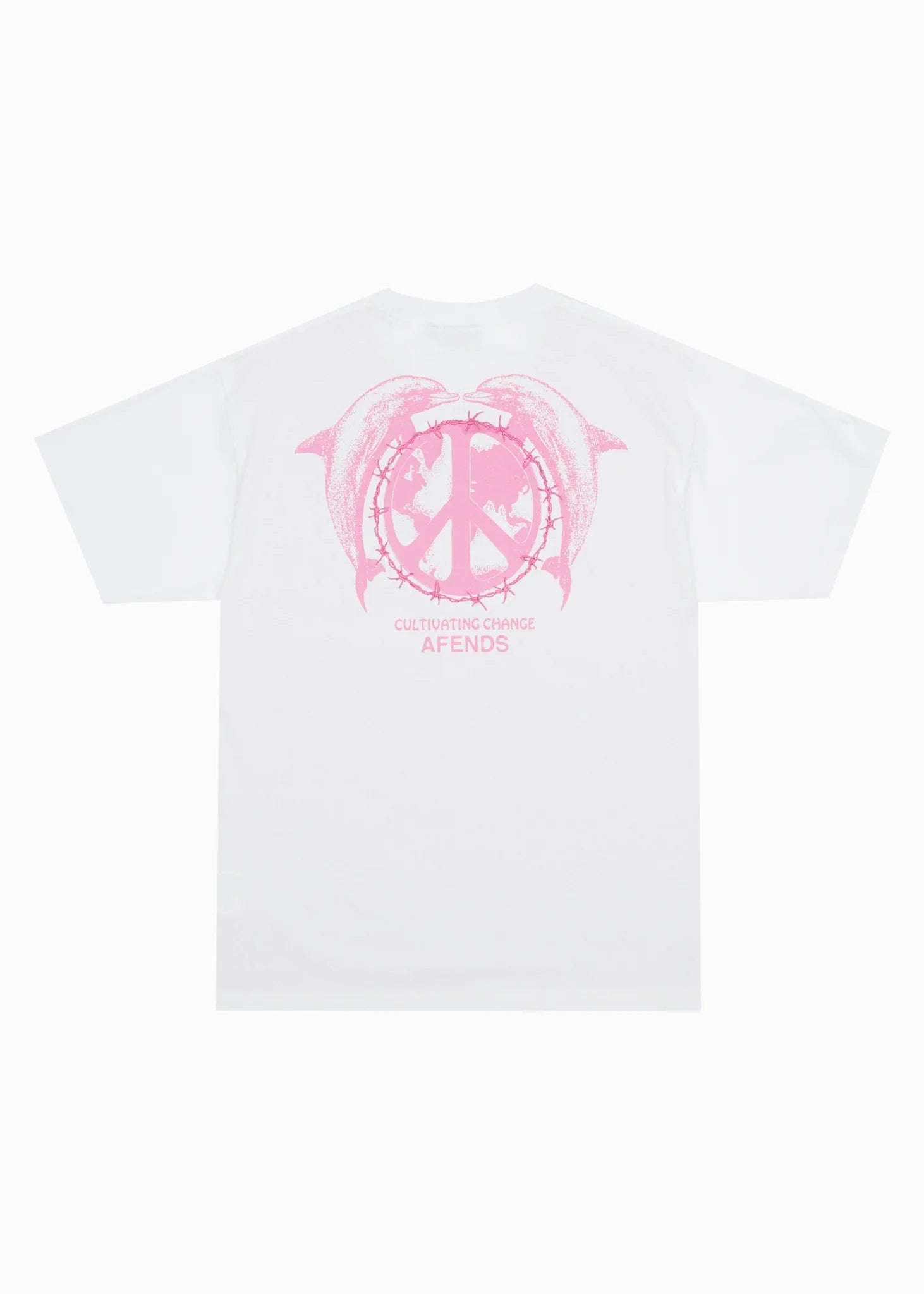 Afends Dolfends Recycled Boxy Fit Tee - White