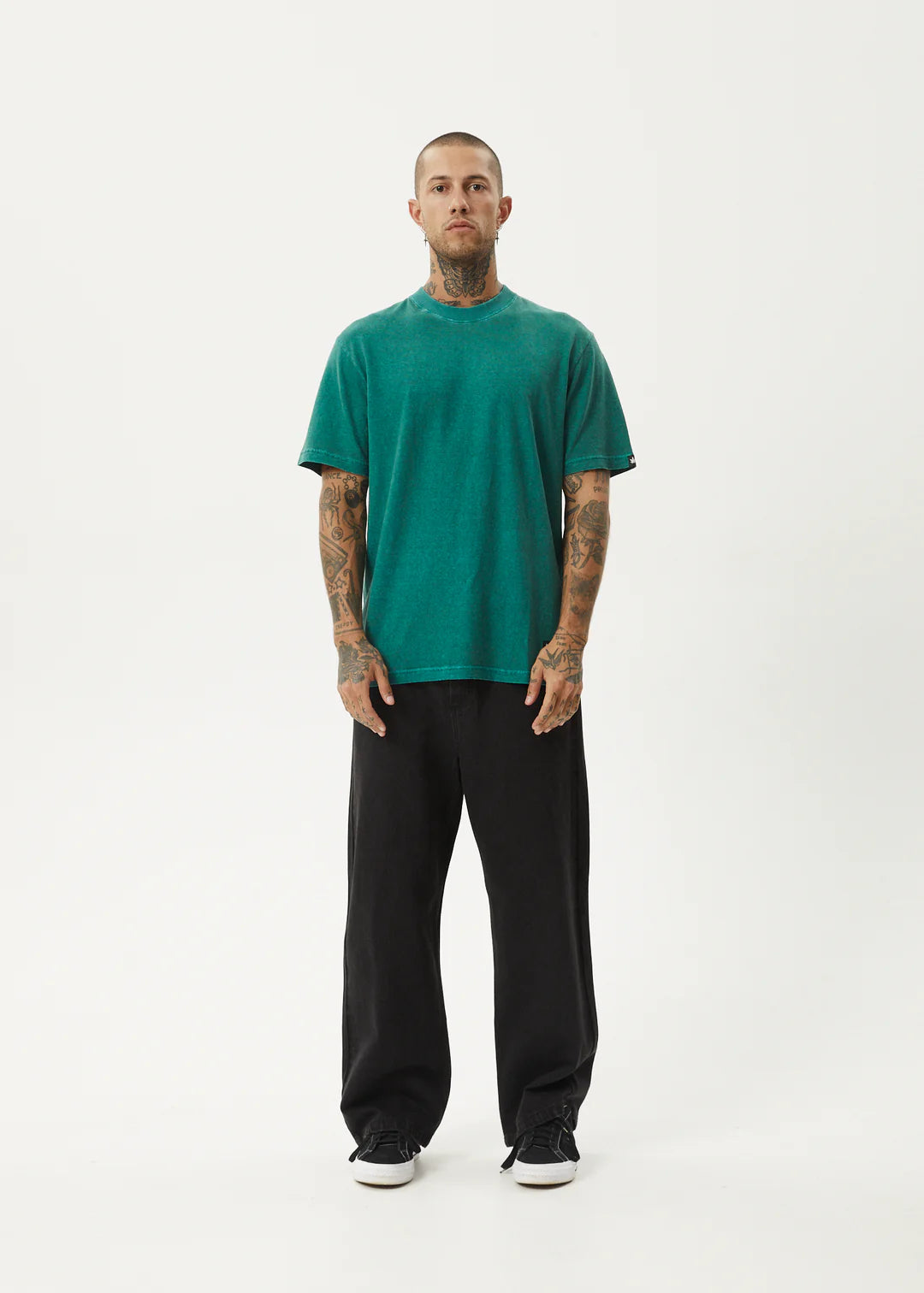 Afends Classic Hemp Retro Fit Tee Washed Pine