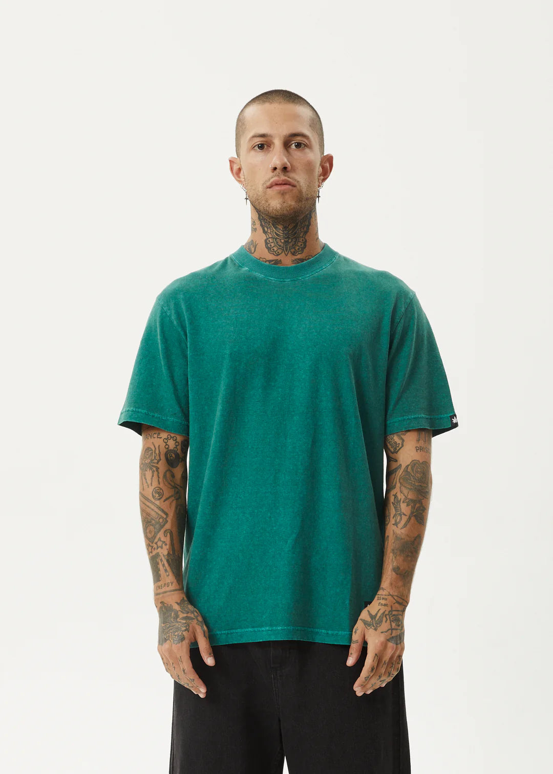 Afends Classic Hemp Retro Fit Tee Washed Pine