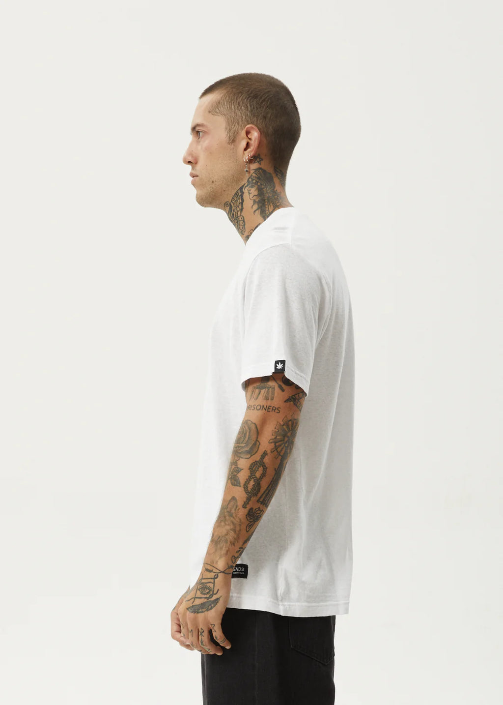Afends Classic Retro Tee - White