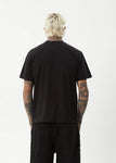 Thrown Out Recycled Retro Fit Tee - Black