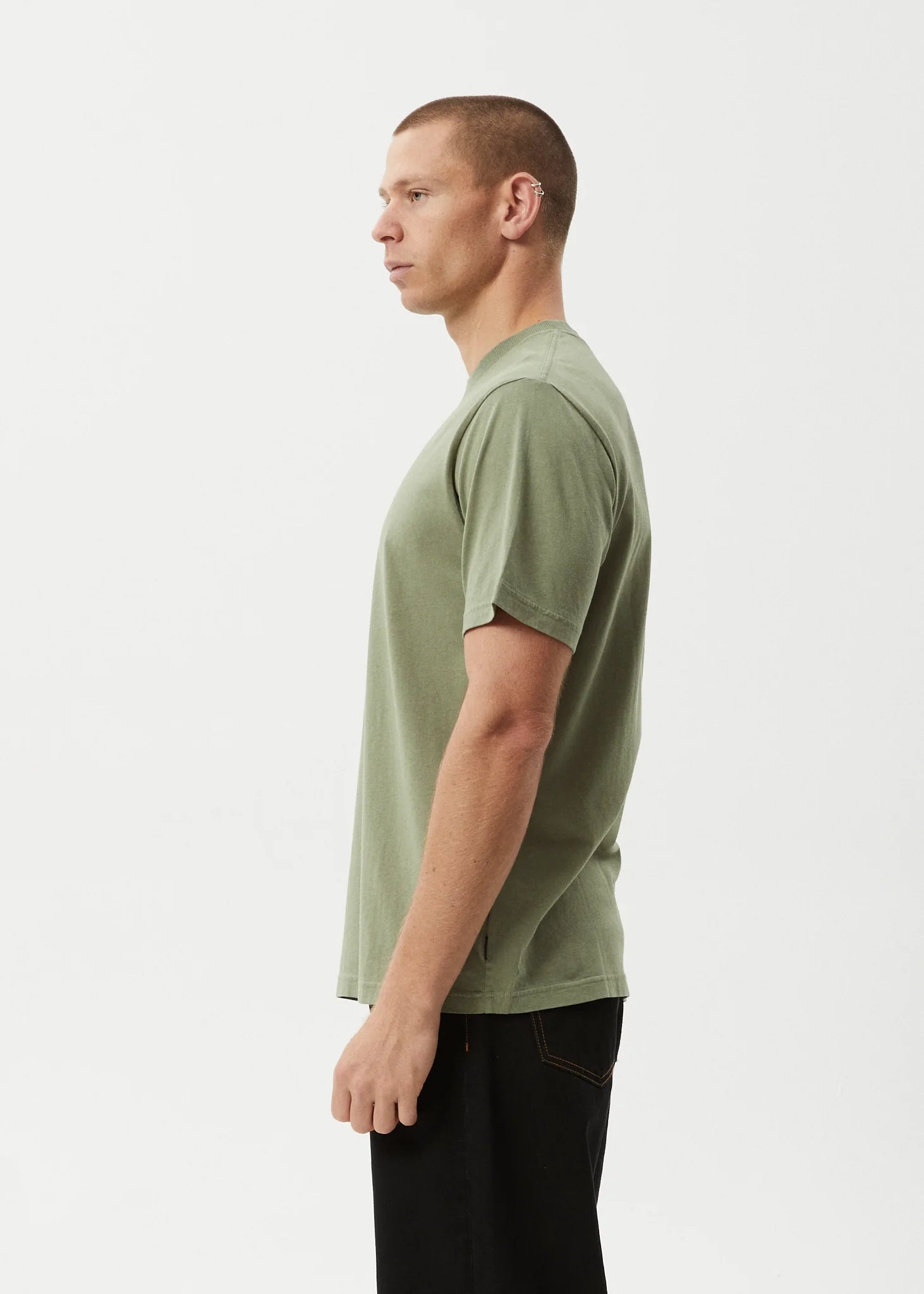 Afends Thrown Out Retro Fit Tee Retro Fit Tee Oil