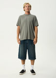 Afends Foundation Hemp Boxy Fit Tee - Washed Sycamore