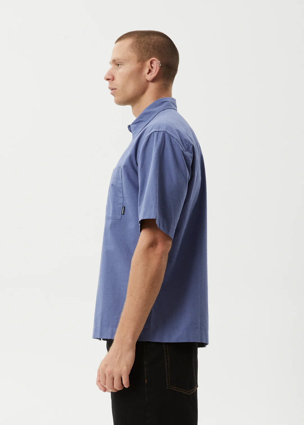 Afends Everyday Hemp Short Sleeve Shirt Marlin