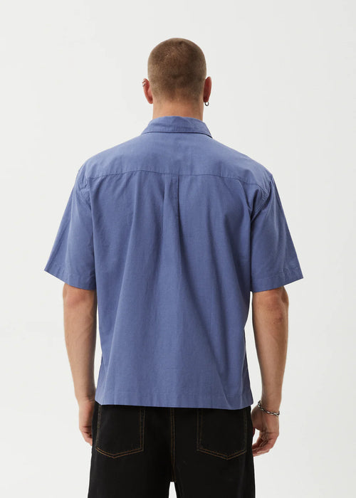 Afends Everyday Hemp Short Sleeve Shirt Marlin