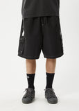 Afends House Related Cargo Swim Short 20" - Black