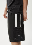 Afends House Related Cargo Swim Short 20" - Black
