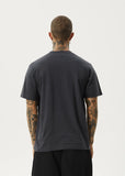 Message  Recycled Retro Fit Tee - Charcoal