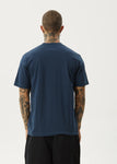 Message Recycled Retro Fit Tee - Navy