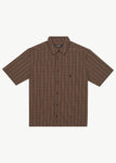 Afends Hometown Short Sleeve Shirt - Coffee