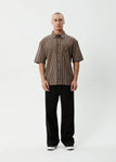 Afends Hometown Short Sleeve Shirt - Coffee