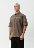 Afends Hometown Short Sleeve Shirt - Coffee