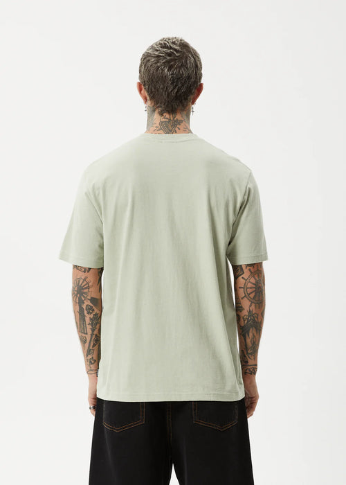 Afends Creator Recycled Retro Fit Tee Eucalyptus