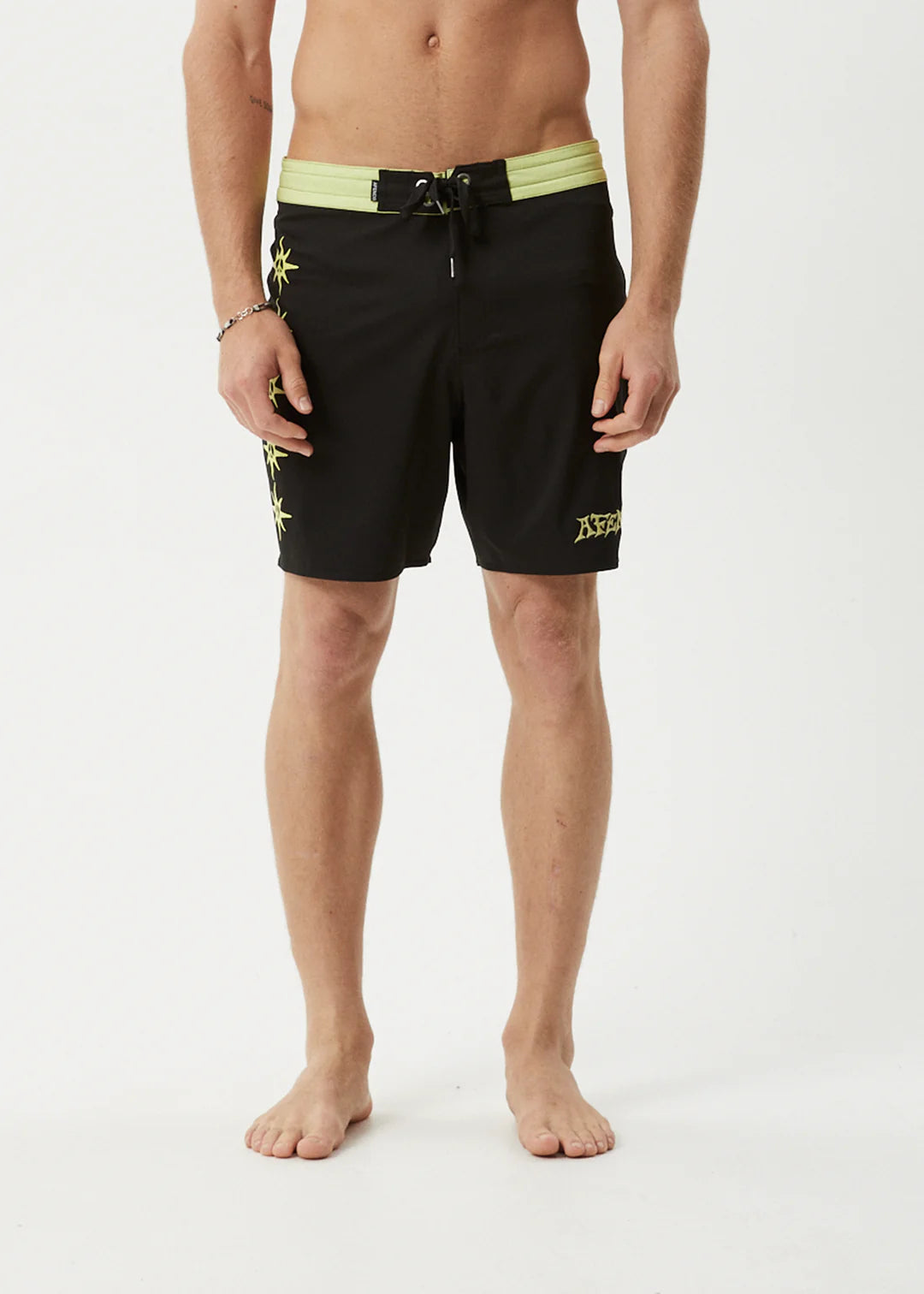Afends Peace Out Recycled Surf Related Boardshort 18 Inch - Black