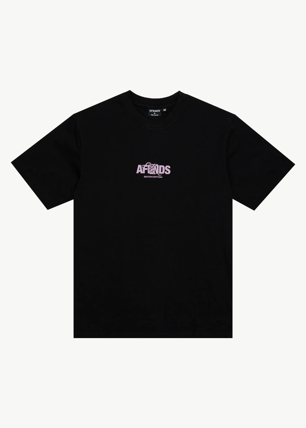 Afends Tread Retro Fit Tee Black