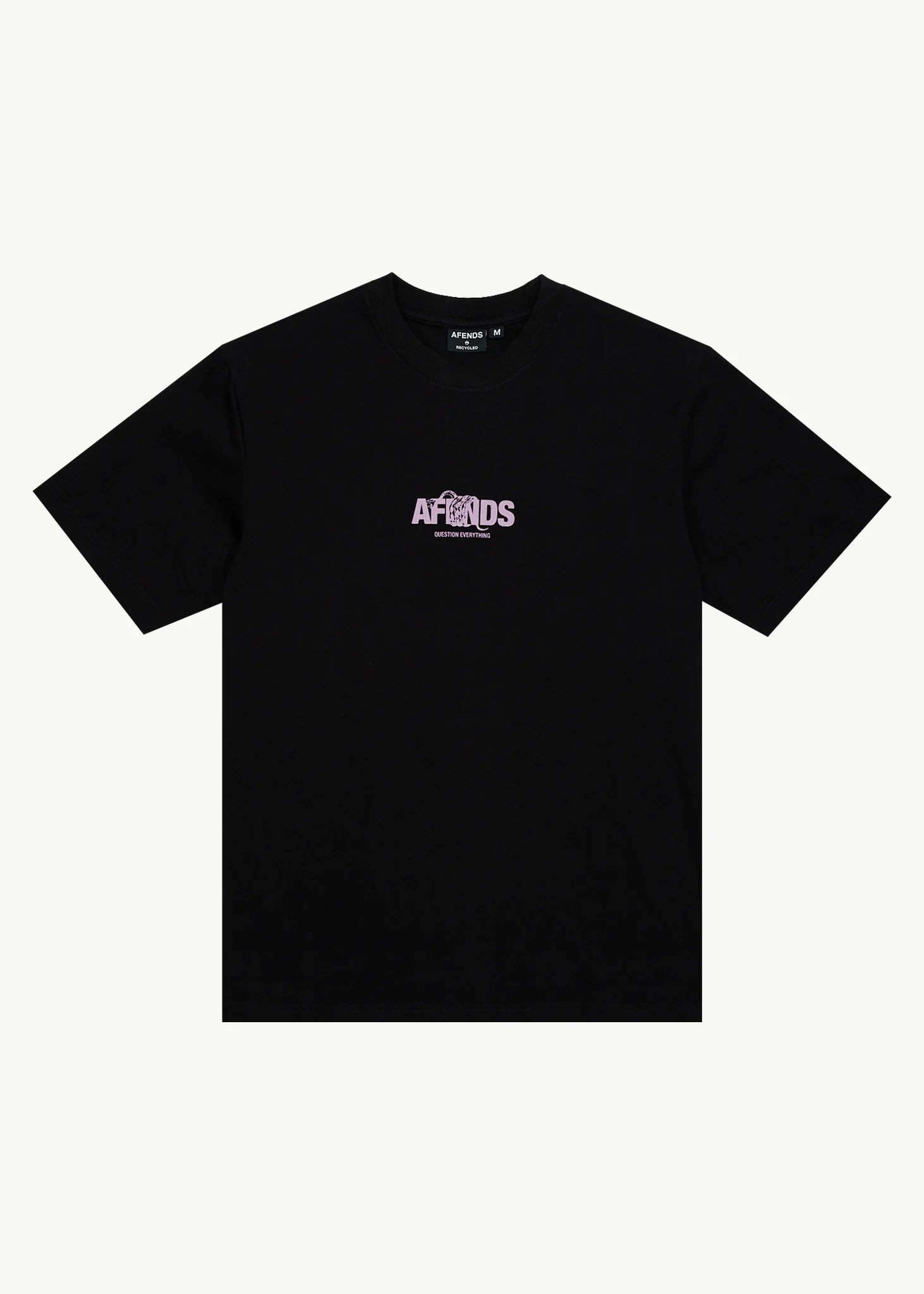 Afends Tread Retro Fit Tee Black