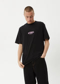 Afends Tread Retro Fit Tee Black