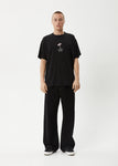 Afends High Priority  Boxy Fit Tee - Black