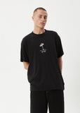 Afends High Priority  Boxy Fit Tee - Black