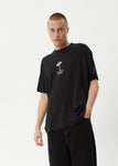 Afends High Priority  Boxy Fit Tee - Black