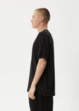 Afends High Priority  Boxy Fit Tee - Black