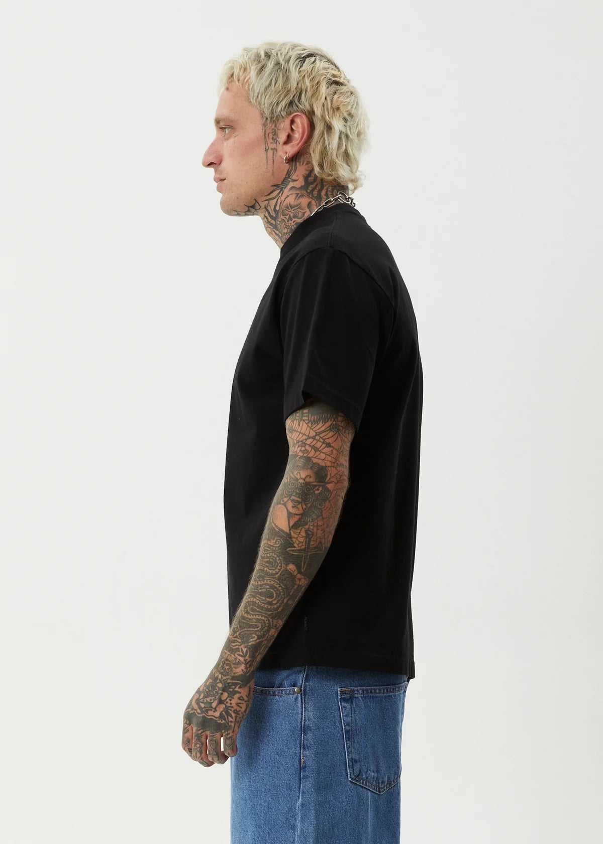 Afends Burnin Retro Tee Black