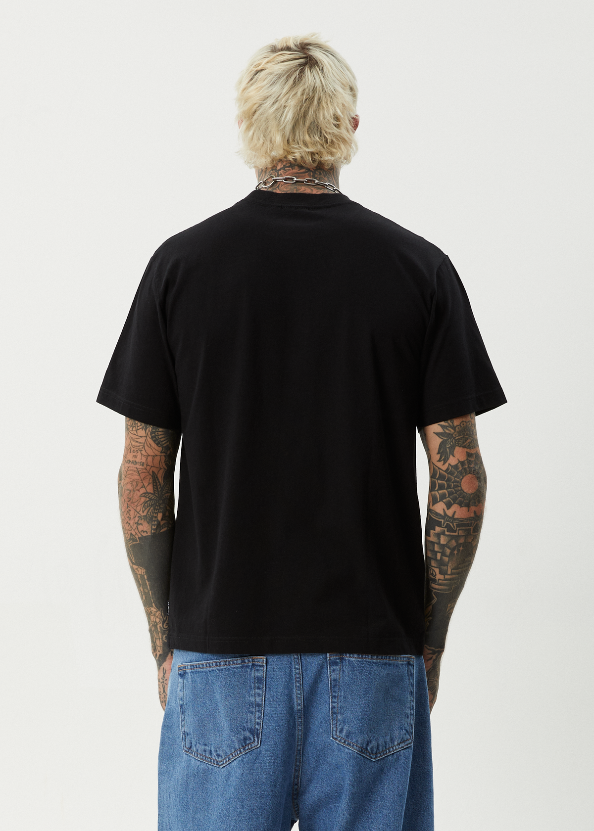 Afends Burnin Retro Tee Black