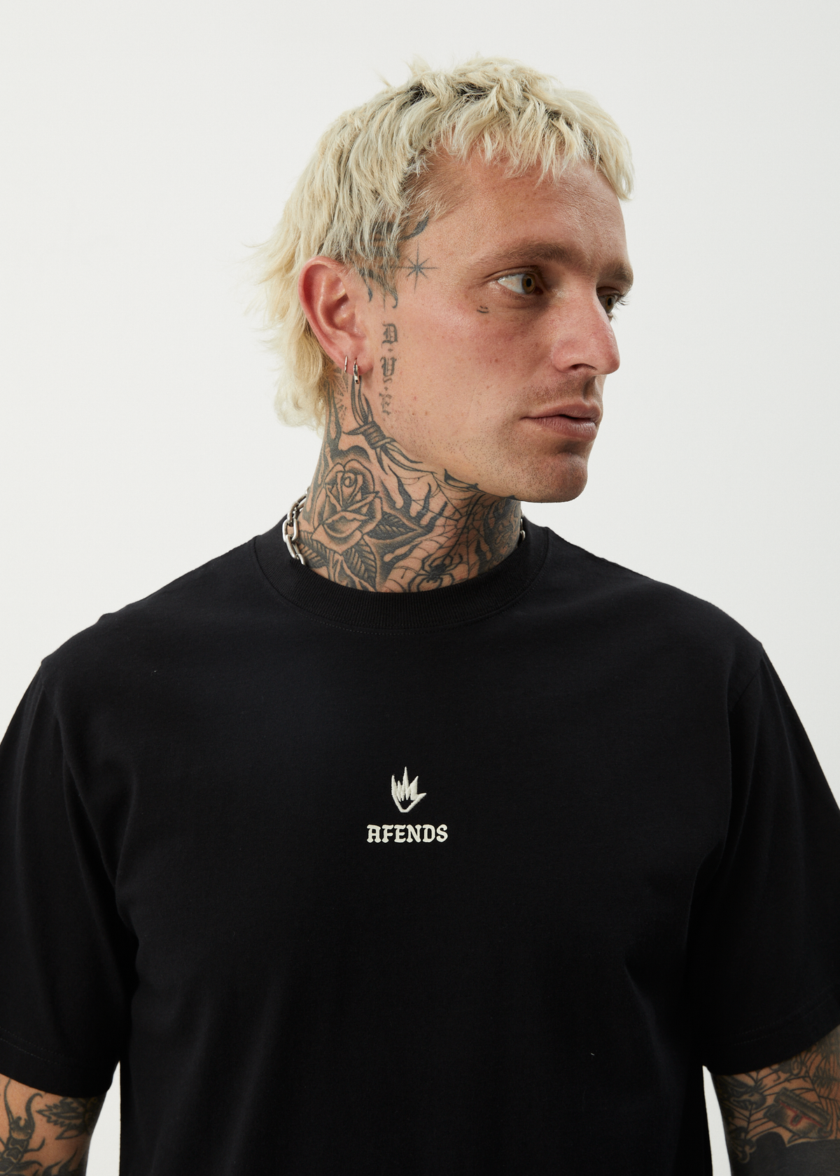 Afends Burnin Retro Tee Black