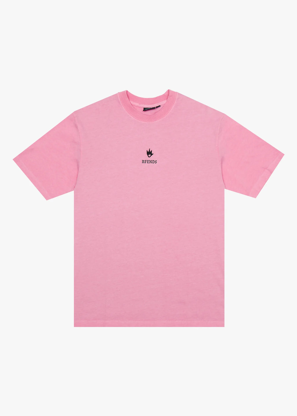 Afends Burnin Recycled Retro Fit Tee - Vintage Pink