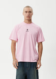 Afends Burnin Recycled Retro Fit Tee - Vintage Pink