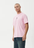 Afends Burnin Recycled Retro Fit Tee - Vintage Pink