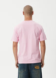 Afends Burnin Recycled Retro Fit Tee - Vintage Pink