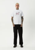 Afends Torched Recycled Retro T-Shirt - White