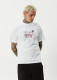 Afends Torched Recycled Retro T-Shirt - White