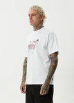 Afends Torched Recycled Retro T-Shirt - White