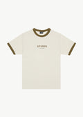 Afends Mix Up Recycled Ringer T-Shirt - Moonbeam