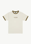 Afends Mix Up Recycled Ringer T-Shirt - Moonbeam