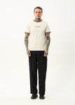 Afends Mix Up Recycled Ringer T-Shirt - Moonbeam