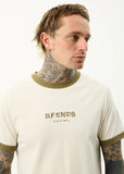 Afends Mix Up Recycled Ringer T-Shirt - Moonbeam