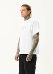 Afends Spinal Recycled Boxy T-Shirt - White