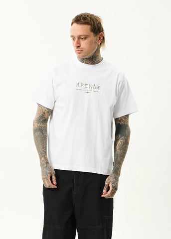 Afends Spinal Recycled Boxy T-Shirt - White