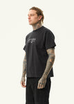 Afends Spinal Recycled Boxy T-Shirt - Stone Black
