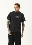 Afends Spinal Recycled Boxy T-Shirt - Stone Black