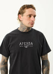 Afends Spinal Recycled Boxy T-Shirt - Stone Black