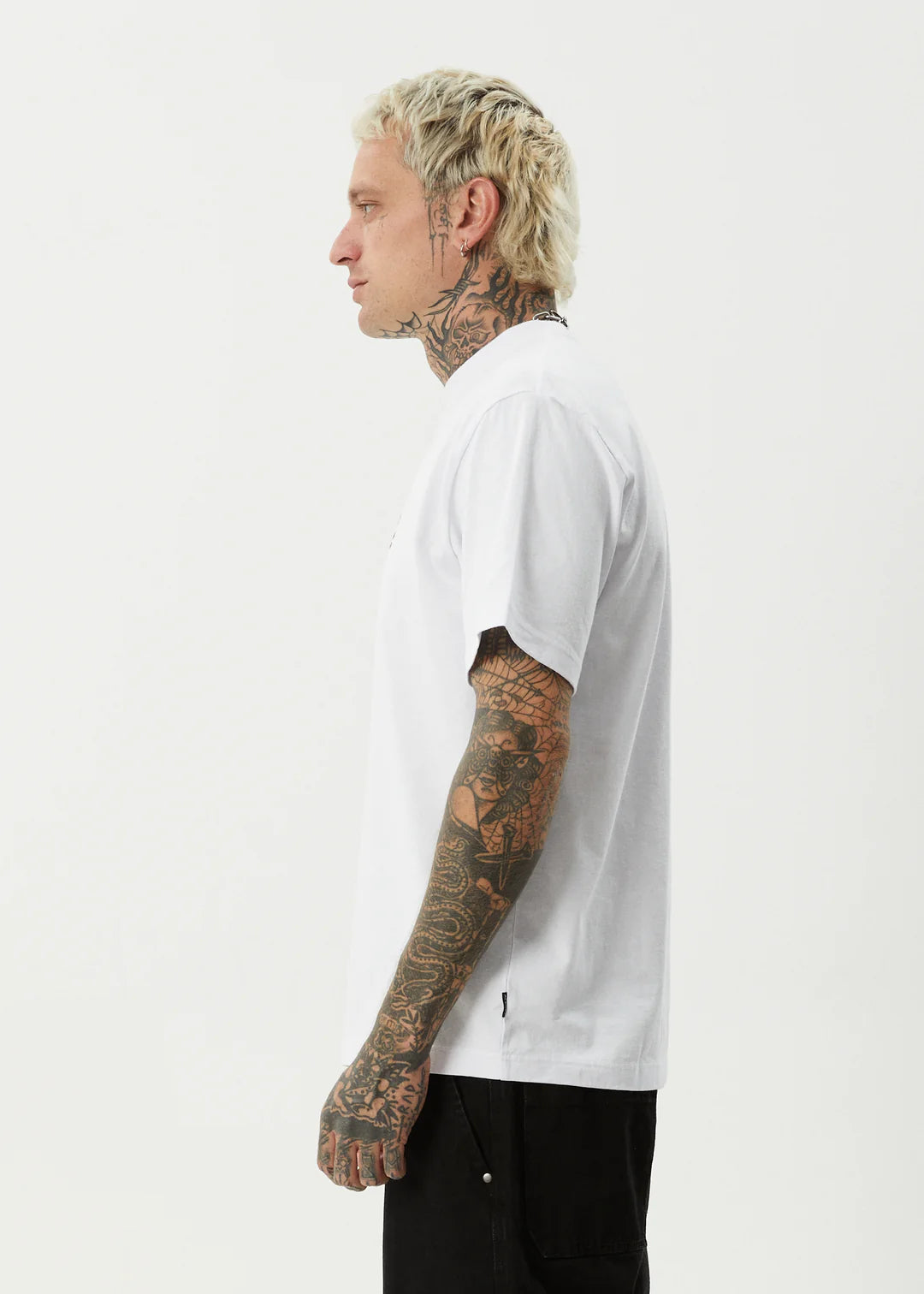 Afends My Tribe Recycled Heavyweight Retro T-Shirt - White